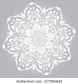 Beautiful vector hand drawn Indian ornament mandala