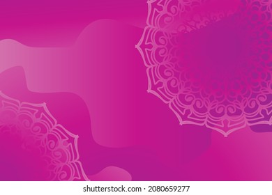 Hermosa mandala de adorno indio dibujada a mano en estilo de fondo.