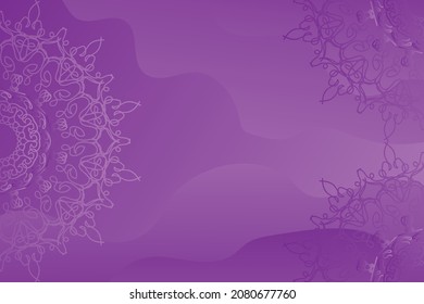 Beautiful vector hand drawn indian ornament mandala on background style.