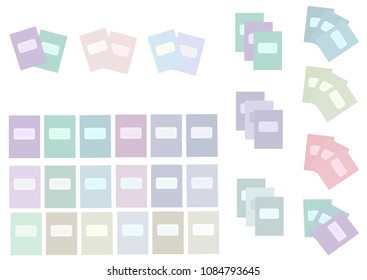 beautiful vector for a holiday teacher's day postcard, poster, banner, packaging, training materials, with elements of a notebook, pencil, chalk, stationery.