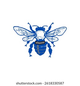 Beautiful Vector of a Honey Bee
