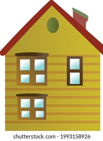 Beautiful vector house 13 icon illustration