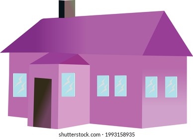 Beautiful vector house 9 icon illustration