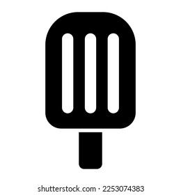 A beautiful vector of ice bar, popsicle ice candy icon