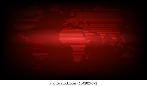 beautiful vector illustration danger worldwide network viruses technology future for background.