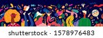 Beautiful vector illustration with design  for Brazil carnival 