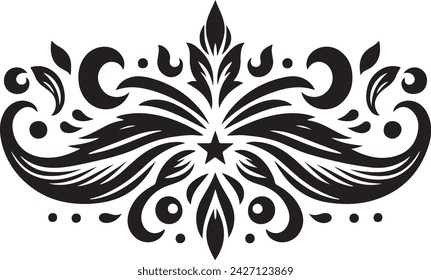Beautiful Vector Illustration Design Using Mustache | Mustache vector design illustration white background | Abstract Floral Design