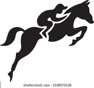 beautiful vector illustration equestrian horse