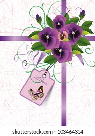beautiful vector illustration with flowers