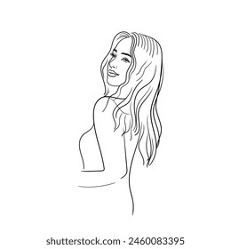 Beautiful vector illustration isolated on white background, stock vector illustration.