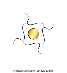 Hermoso diseño de logotipo de Ilustración vectorial