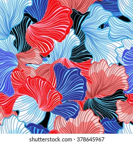 Beautiful vector illustration pattern of colorful abstract