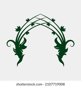 beautiful and beautiful vector illustration for wedding decoration or invitation