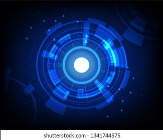 beautiful vector illustration  worldwide network technology future for background.