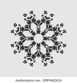 beautiful vector illustrations such as blooming flowers suitable for wall decorations or cloth stamps