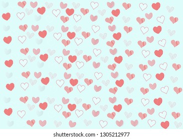 beautiful vector images on the theme of Valentine's Day