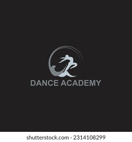 beautiful vector logo dance academy
