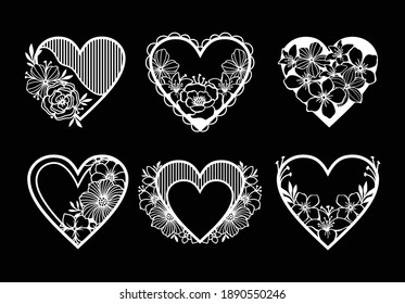 Beautiful vector love symbol collection