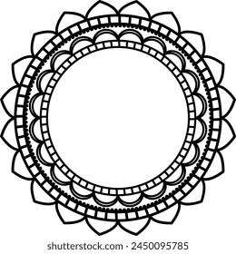 Beautiful Vector Mandala art design. Decorative element that you can use in any design such as logo, background, frame, etc.	