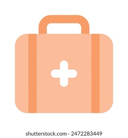 A beautiful vector of medicine bag, first aid kit for medical emergency