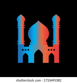 beautiful vector of mosques for Islamic worship