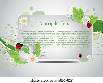 beautiful vector nature background