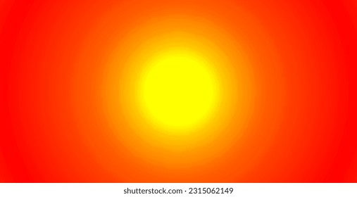 Beautiful vector of orange twilight sky color for background 