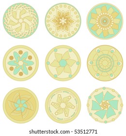Beautiful vector ornament collection