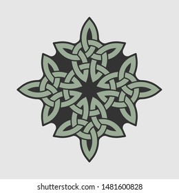 Beautiful vector ornament. Decorative vintage ethnic pattern. Design element for tattoo or logo.
