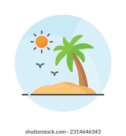 Hermoso vector de palmera de estilo moderno, fácil de usar en web, aplicaciones móviles y todos los proyectos de presentación