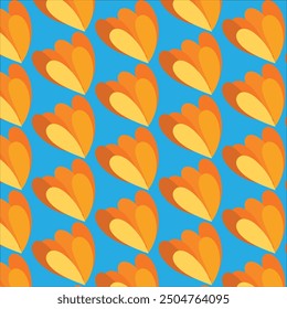 Beautiful vector pattern featuring seamless white flowers with petals on blooming branches and leaves. Perfect for backgrounds, textiles, and nature-themed designs.