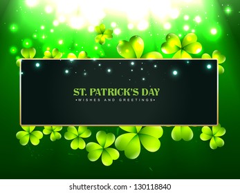 beautiful vector saint patrick's day design with space for your text