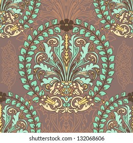 beautiful vector seamless pattern in baroque/antique style