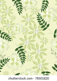 Beautiful vector seamless  pattern floral