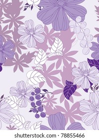 Beautiful vector a seamless pattern floral
