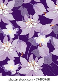 Beautiful vector a seamless pattern floral