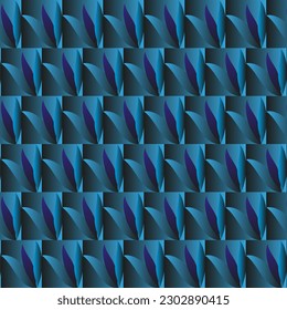 Hermosa textura vectorial sin fisuras, fondo de color azul