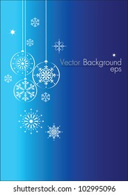 beautiful vector snow christmas background