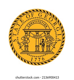 725 Georgia State Seal Images, Stock Photos & Vectors 