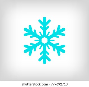 beautiful vector stylized snowflake