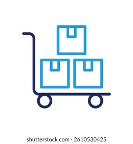 Beautiful vector of Transport goods