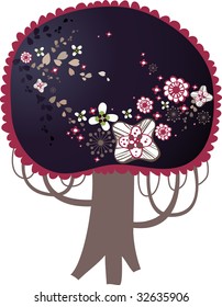 beautiful vector tree design