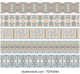 Beautiful vector trim or border collection