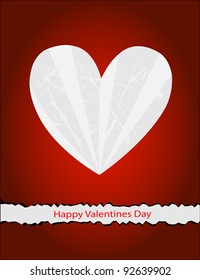 Beautiful vector Valentine day a card
