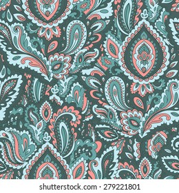 Beautiful Vector Vintage Floral Leaf Seamless Stock Vector Royalty Free 305058551 Beautiful Vector Vintage Floral Leaf Seamless Stock Vector Royalty Free 305058551