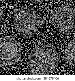 Vector Set Floral Pattern Seamless Borders Stock Vector (royalty Free 