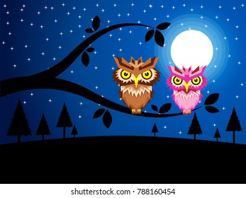 Beautiful vector wallpaper of nature