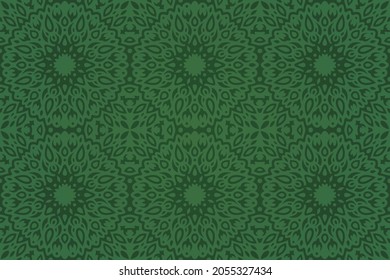 Hermoso fondo vectorial web con colorido patrón tribal inquebrantable