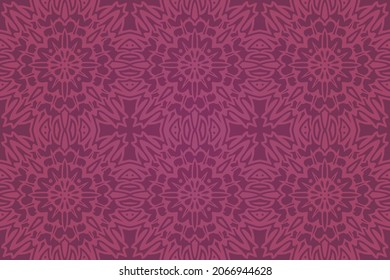 Hermoso fondo vectorial web con un patrón púrpura ininterrumpido