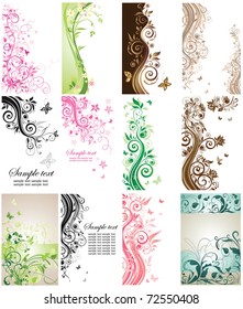 Beautiful vertical cards